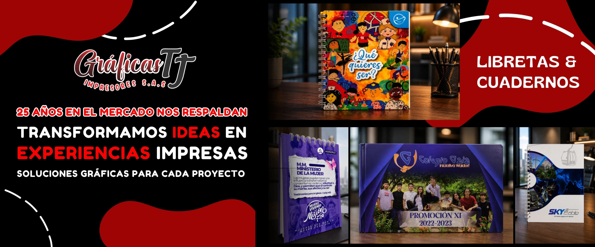Cuadernos **personalizados**
