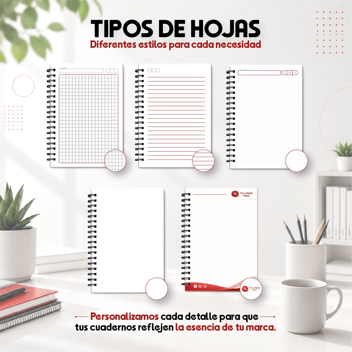 TIPOS DE HOJAS
